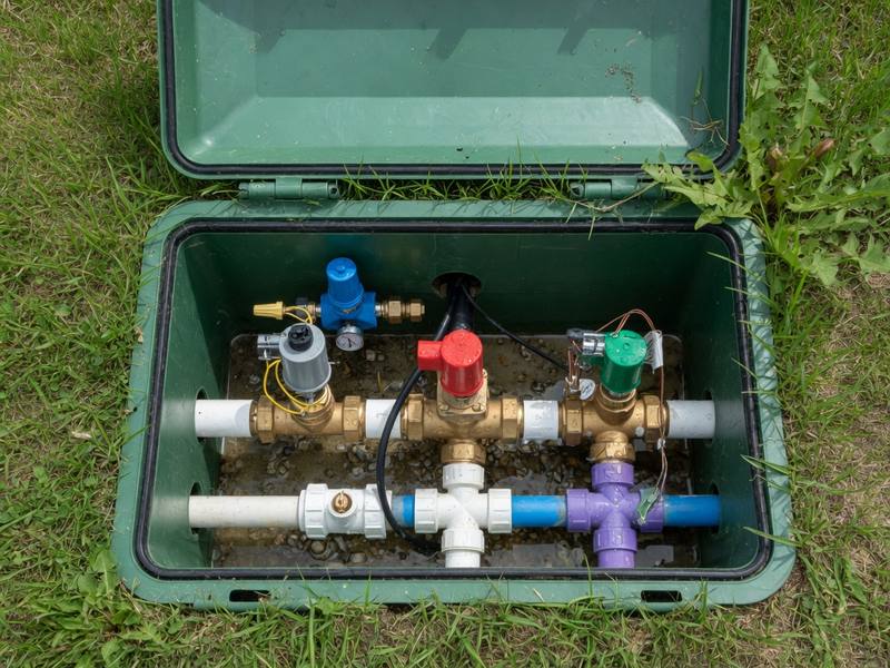 Sprinkler valve repair in Memorial